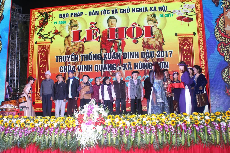Xã Hùng Sơn tổ chức Lễ hội truyền thống chùa Vinh Quang