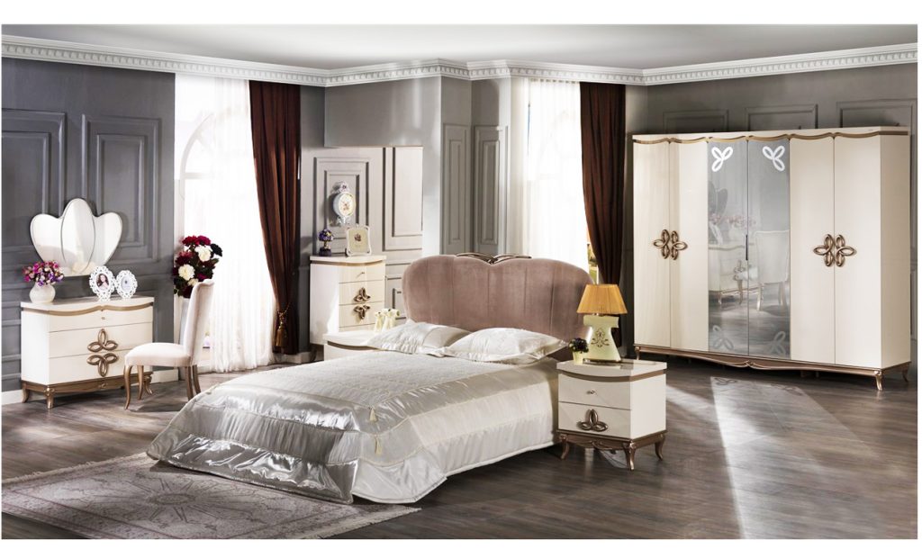 Bộ nội thất phòng ngủ Monalisa nhập khẩu Châu Âu