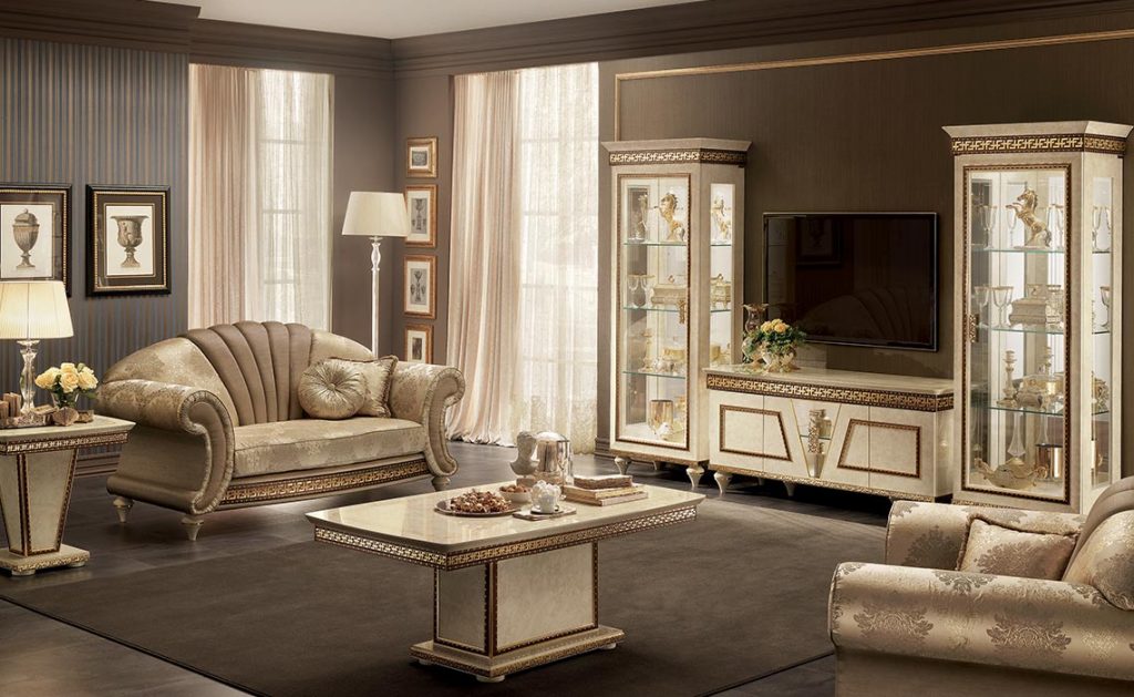 Bộ sưu tập nội thất phòng khách tân cổ điển Fantasia nhập khẩu Ý