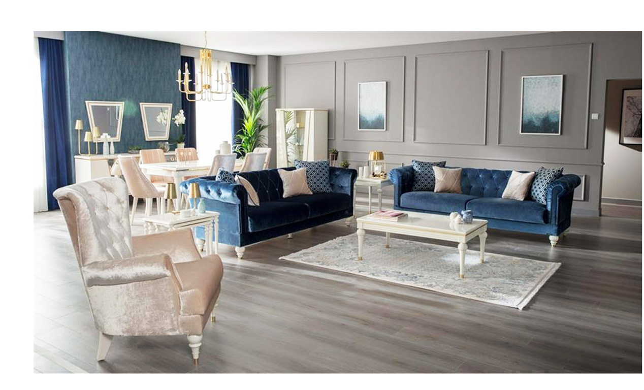 Bộ sofa Vitella nội thất phòng khách hiện đại cao cấp