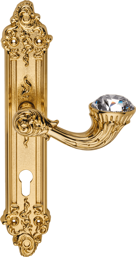 Bộ Sưu tập Brilliant Diamond khóa cửa nhập khẩu Italia mạ vàng 24k