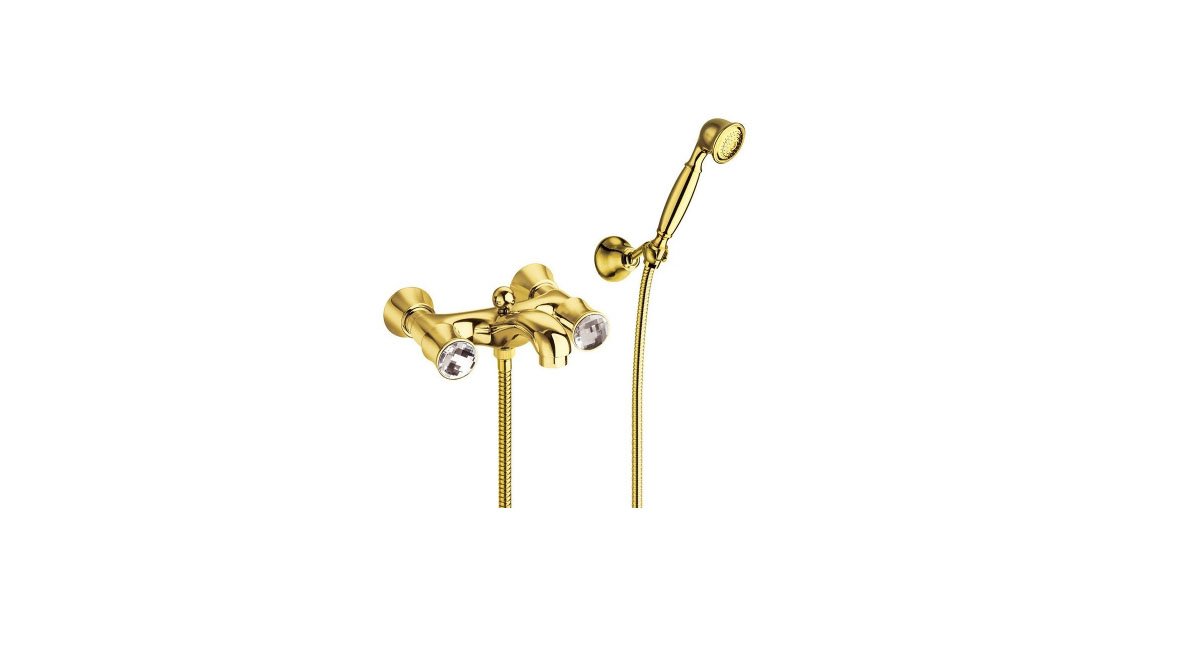 Sen vòi tắm nhập khẩu Italy mạ vàng 24k- ELISABETH 39020SWOR