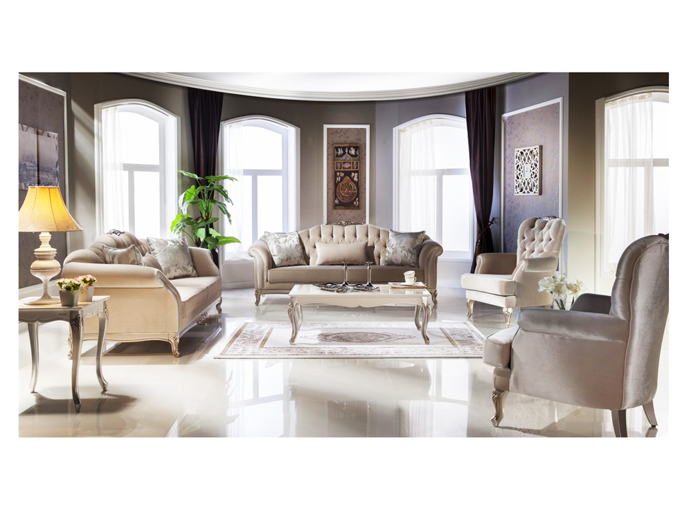 Bộ sofa cao cấp nhập khẩu Châu Âu Golden nội thất phòng khách hiện đại