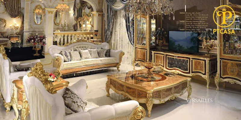 Bộ sofa Versailles nhập khẩu hãng La Contessina của Ý