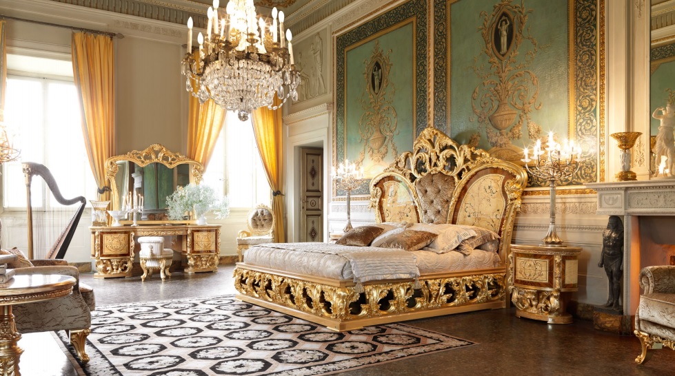 Nội thất giường ngủ cổ điển Versailles