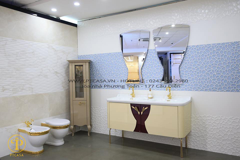 Showroom trưng bày thiết bị vệ sinh cao cấp nhập khẩu Châu Âu tại Hà Nội