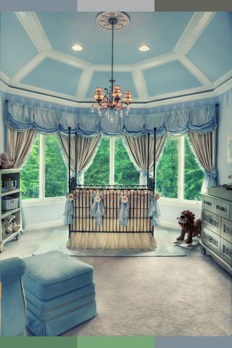 Phòng ngủ Hoàng gia dành cho bé trai