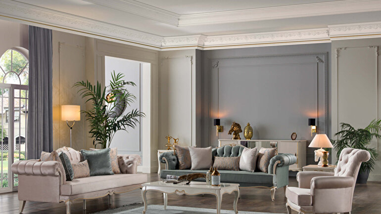 Bộ sưu tập sofa Mariana BELLONA màu kem cao cấp