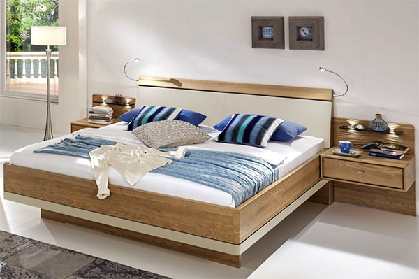 mẫu giường ngủ nhập khẩu Châu Âu này tạo nên vẻ đẹp tinh tế