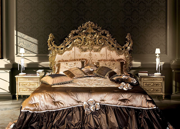 Mẫu giường ngủ được thiết kế theo phong cách quý tộc