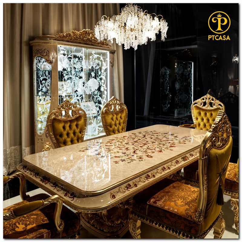 Showroom PTCASA giao các bộ sưu tập nội thất phòng ăn cổ điển tận nhà