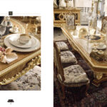 Bộ bàn ăn cổ điển Queen Elizabeth Bacci Stile Italia thời thượng