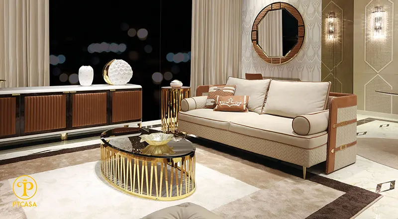 Sofa bày bán tại Showroom PT CASA cho chung cư siêu sang
