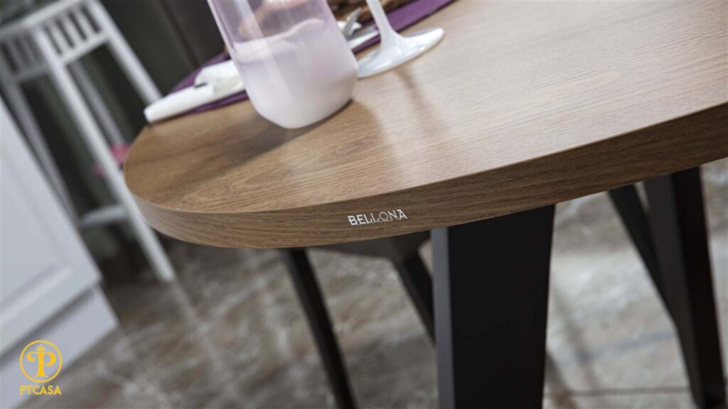 Bộ bàn ghế ăn mặt tròn Lofty Bellona cao cấp